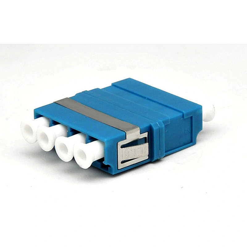 LC Quad adapter with reduced flanged