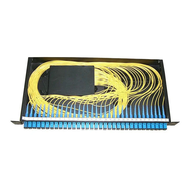 Rack mount PLC splitter