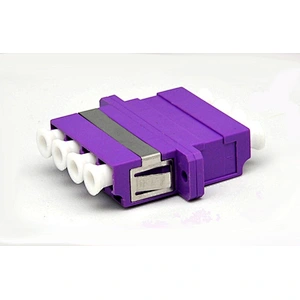 LC Quad adapter with long flanged