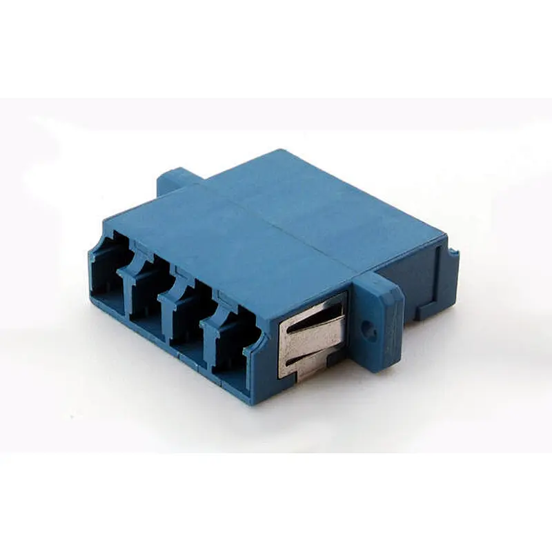LC Quad adapter with long flanged