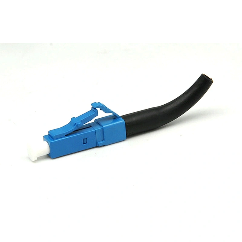 LC Connector with curve boot