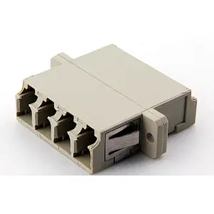 LC Quad adapter with long flanged