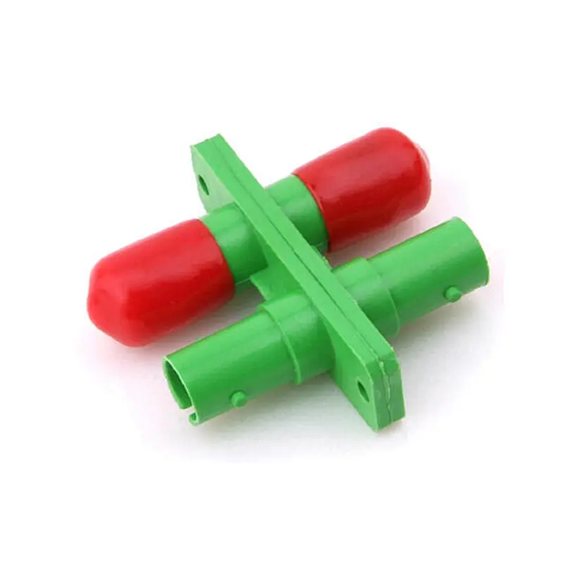 ST DX adapter with plastic housing