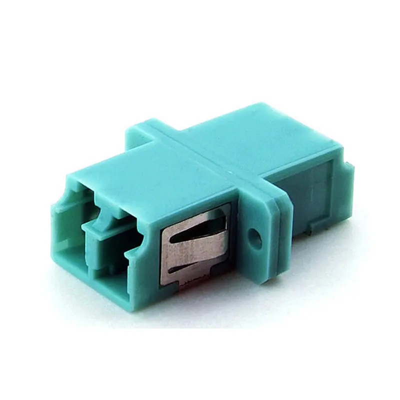 LC DX adapter with SC footprint long flange
