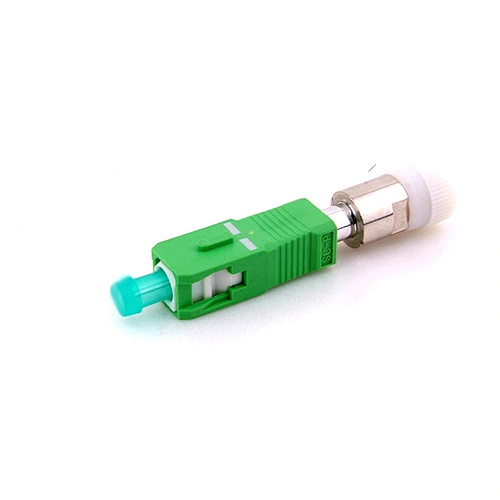 SCA to FCA hybrid adaptor/attenuator