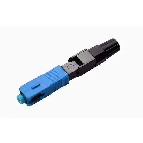 Bare fiber cold mechanical connector