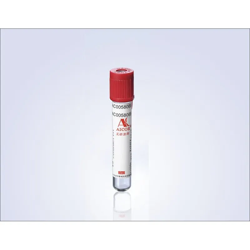 Serum Blood Collection Tube, non-additive, 13*75mm