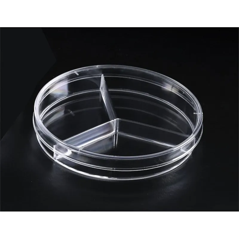 PETRI DISH 90mm, 3 compartments