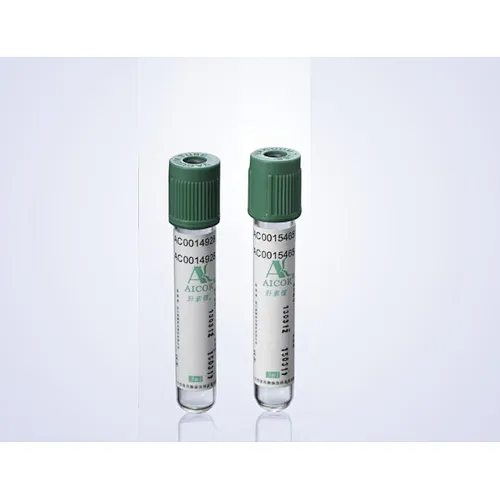Serum Blood Collection Tube, Heparin tube, 13*75mm