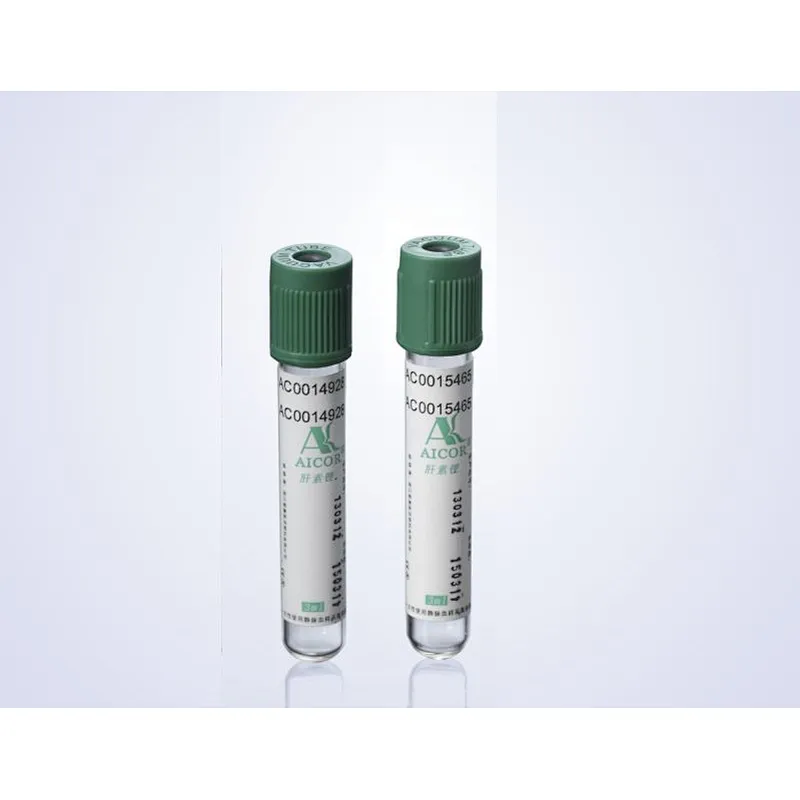 Serum Blood Collection Tube, Heparin tube, 13*75mm