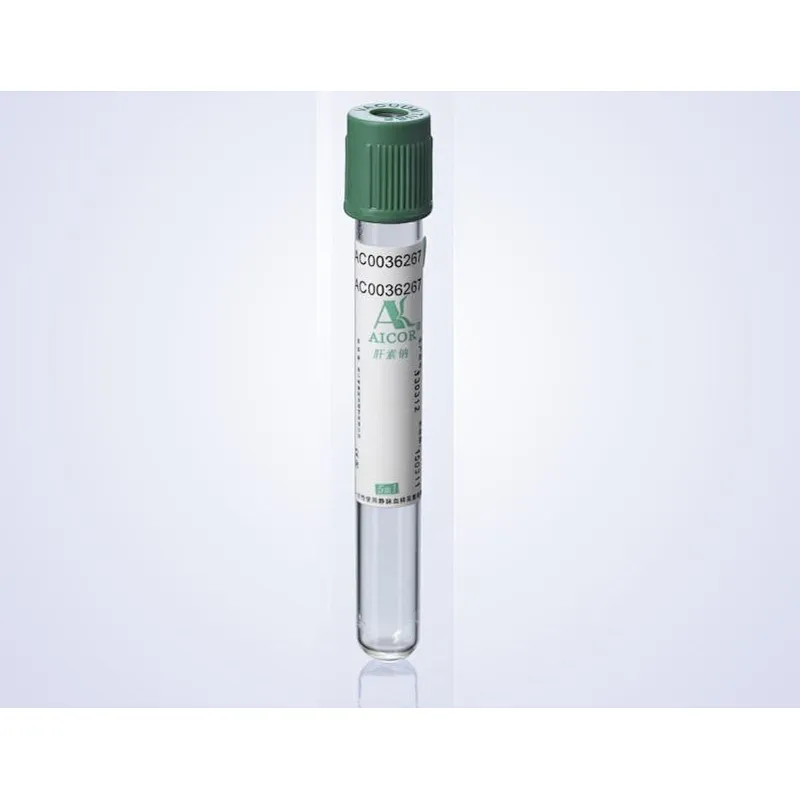 Serum Blood Collection Tube, Heparin tube, 13*100mm