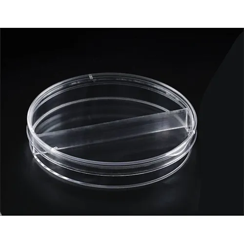 PETRI DISH 9CM,TWO Compartments，Sterile
