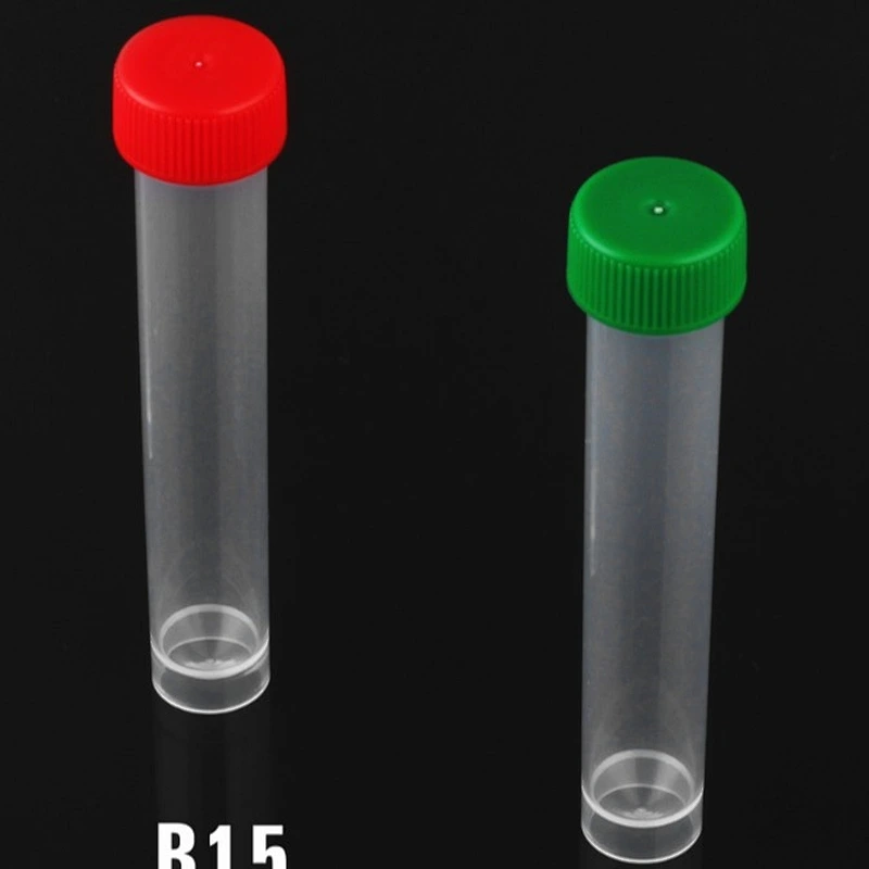 10ML Self-Standing Sampling Tube with Dome Seal Screw Cap