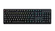 Flashing black and white smooth mechanical keyboard