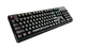 Flashing black and white smooth mechanical keyboard