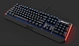 Wired suspended mechanical keyboard