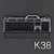 Black shaft black mechanical keyboard，Mechanical keyboard with cell phone rest
