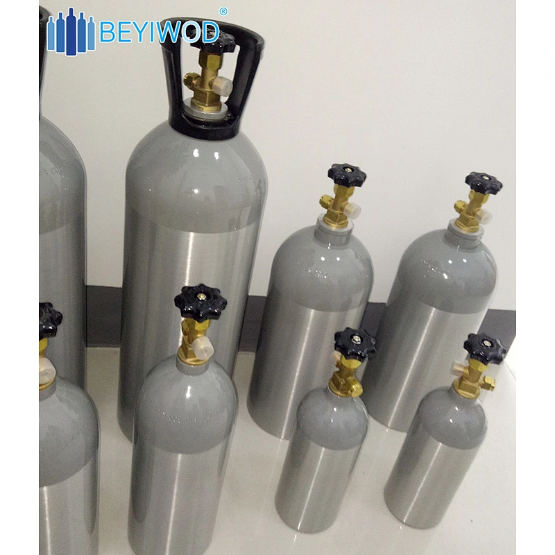 Aluminum Portable Medical Oxygen Gas Cylinder for sale