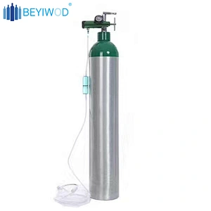 DOT Aluminum Medical Oxygen Gas Cylinder 2216psi 153bar 0.3-21.4L