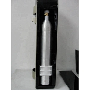 refillable 0.6L co2 cylinder aluminum soda cylinder food grade co2 gas cylinder for soda maker