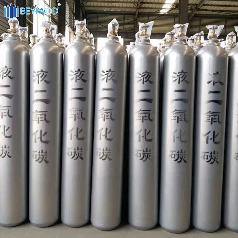 CE TUV approved 10L 150bar/200bar steel gas cylinder for co2/oxygen gas