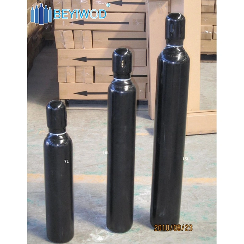 Factory Direct Seamless Steel Empty Gas Cylinders Sale 47.8KG Gas Tank 40L Cylinder