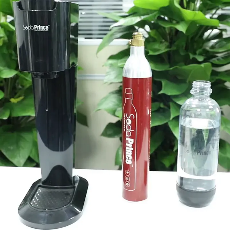 High quality drink Food Grade co2 Gas Cylinder 0.6L Aluminum Cylinder For Soda Maker Machine