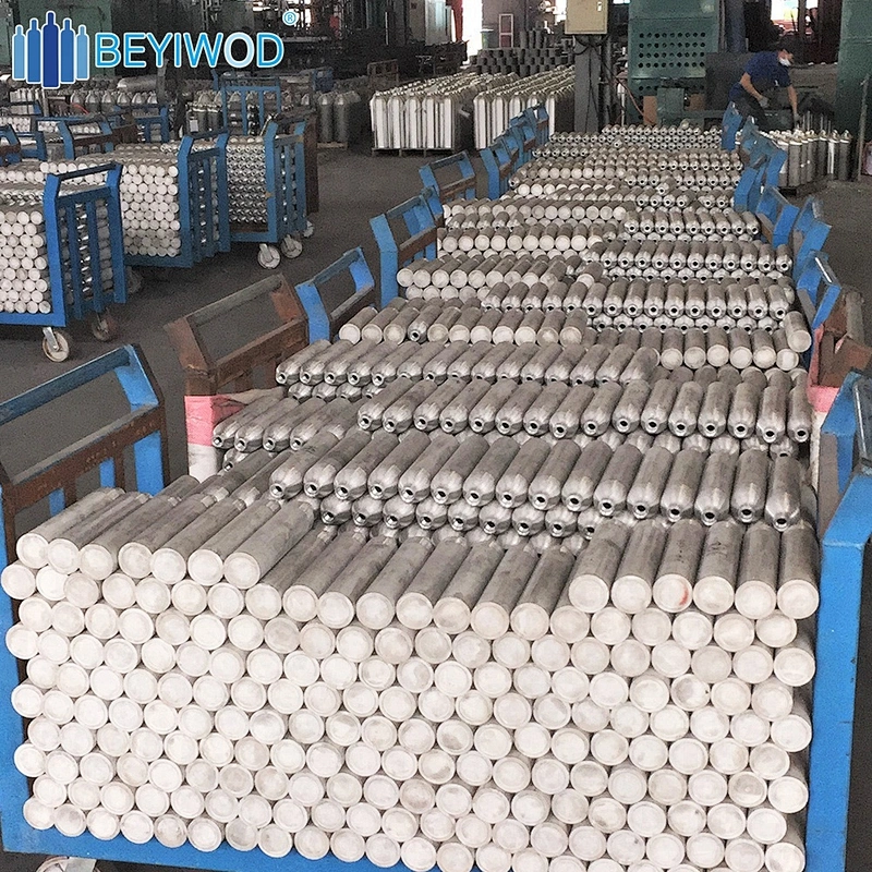 0.6L aluminum co2 cylinder co2 gas cylinder co2 bottle 420g for soda maker