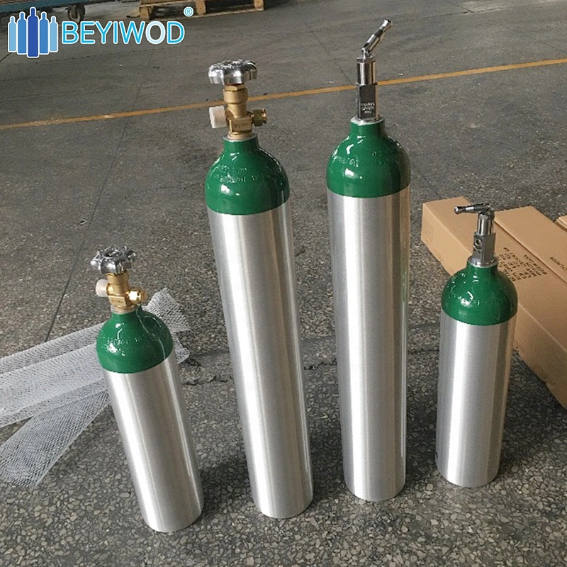 DOT3AL Standard 2.75L Aluminum Medical Oxygen Cylinder