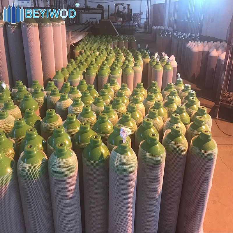 5L/10L/20L/50L 200BAR /213BAR/230BAR pressure steel cylinder for co2 gas argon gas with valve for European market