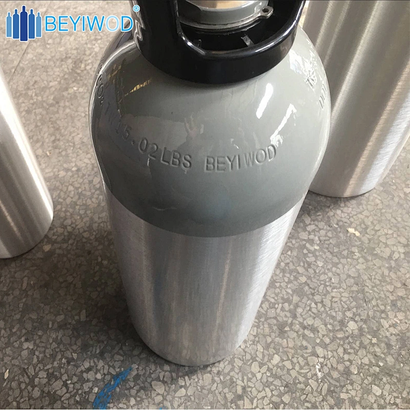 0.4-40L TPED/DOT/GB Aluminum Gas Cylinder Medical Oxygen cylinder/Scuba Diving Tank/Co2 Beveage Cylinder