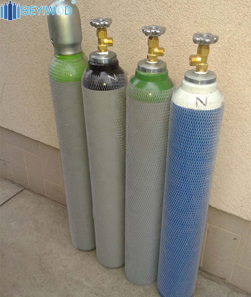 Factory price ISO9809-3 4.5Kg 7.5L high pressure seamless steel gas cylinder co2 cylinder for fire extinguish