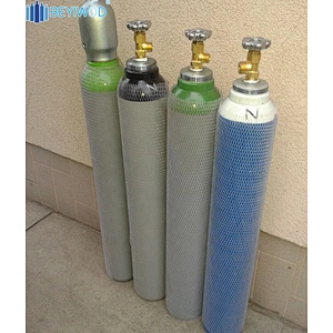 Factory price ISO9809-3 4.5Kg 7.5L high pressure seamless steel gas cylinder co2 cylinder for fire extinguish