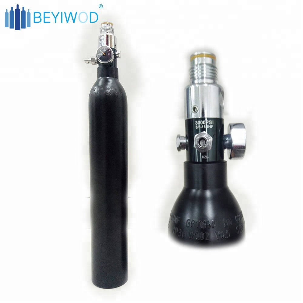 Paintball 20OZ CO2 Tank with On Off Valve or Pin Valve
