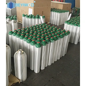 E size medical oxygen gas cylinder with CGA870 valve