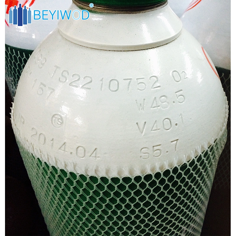 10m3 50L 200bar STEEL CYLINDER GAS O2 Co2 ISO9809 1 OXYGEN MEDICAL CYLINDERS  with QF-2 valve