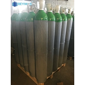 seamless steel high pressure 40L/50L 150bar refillable high purity argon cylinder argon gas prices