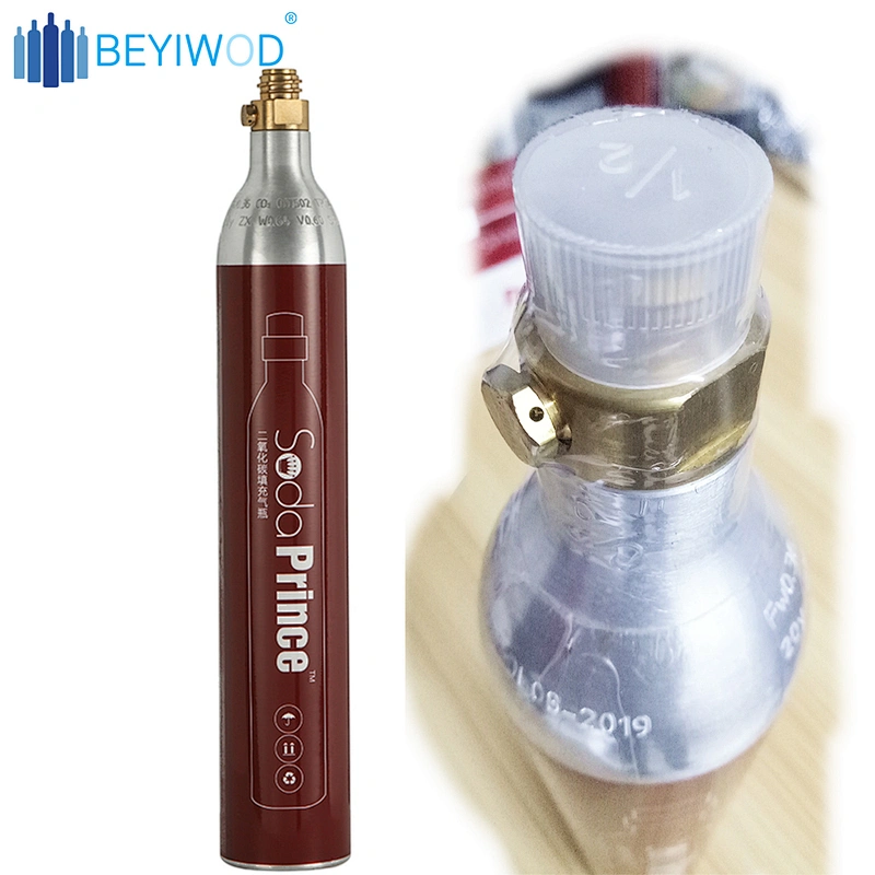 Completely suitable for Soda prince Design 0.6L aluminum CO2 bottle/CO2 tank/CO2 cylinder use for Beverage Product