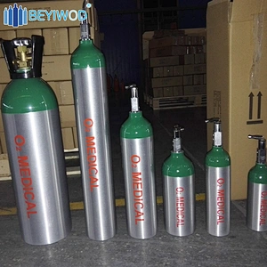 E size medical oxygen gas cylinder with CGA870 valve