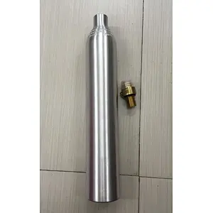 GB11640 ISO7866 0.6L aluminum cylinder co2 gas cylinder soda cylinder for soda maker machine