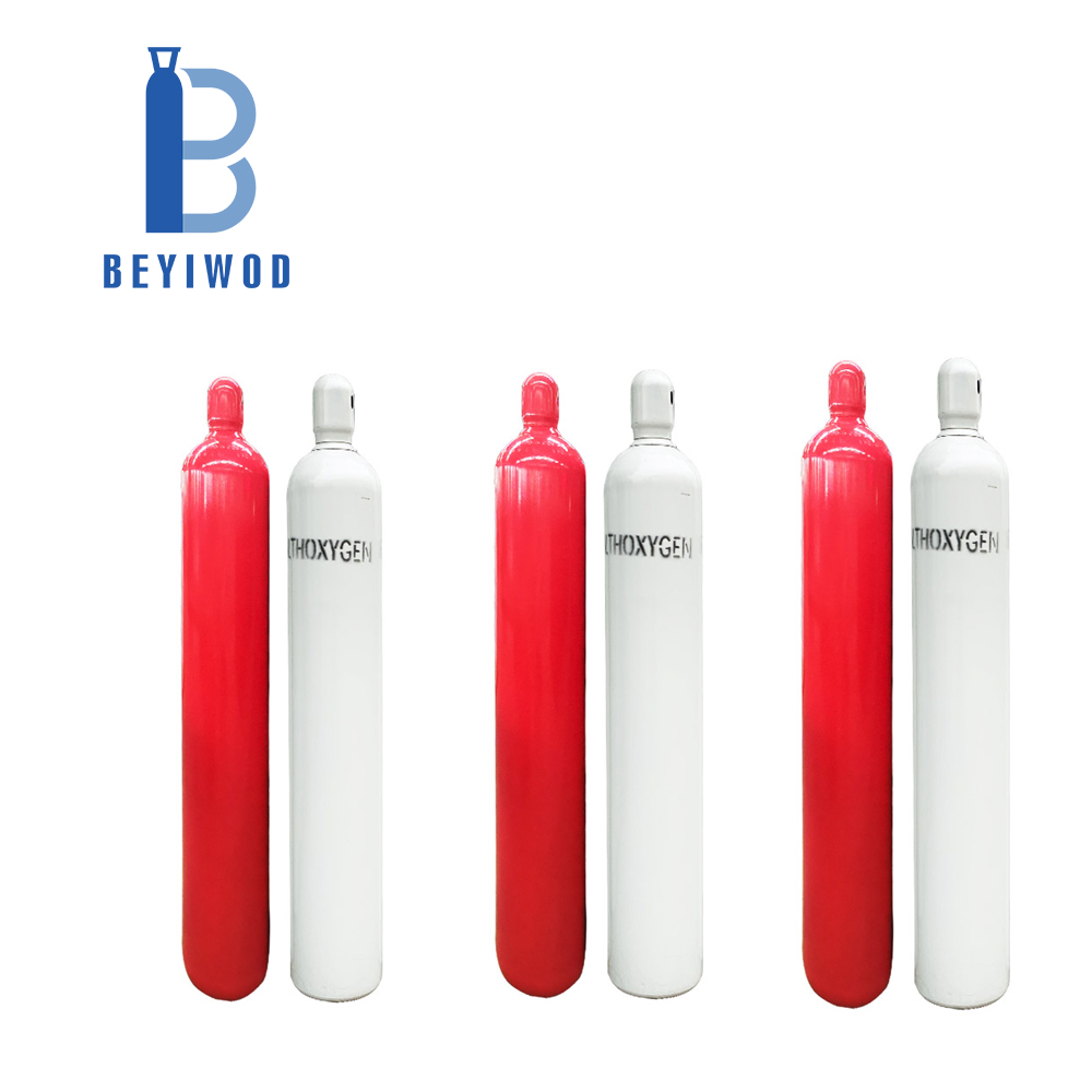 Factory wholesale price oxygen cylinder seamless steel oxygen gas cylinder