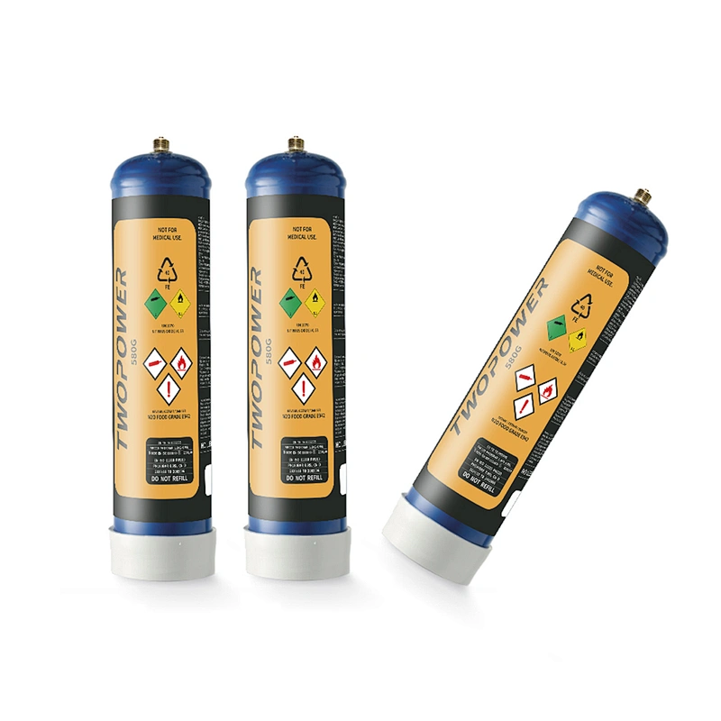 Top sale TPED CE 8g 16g 24g 30g 580g medical grade nitrous oxide laughing gas N2O cylinder for Netherlands Australia UK France