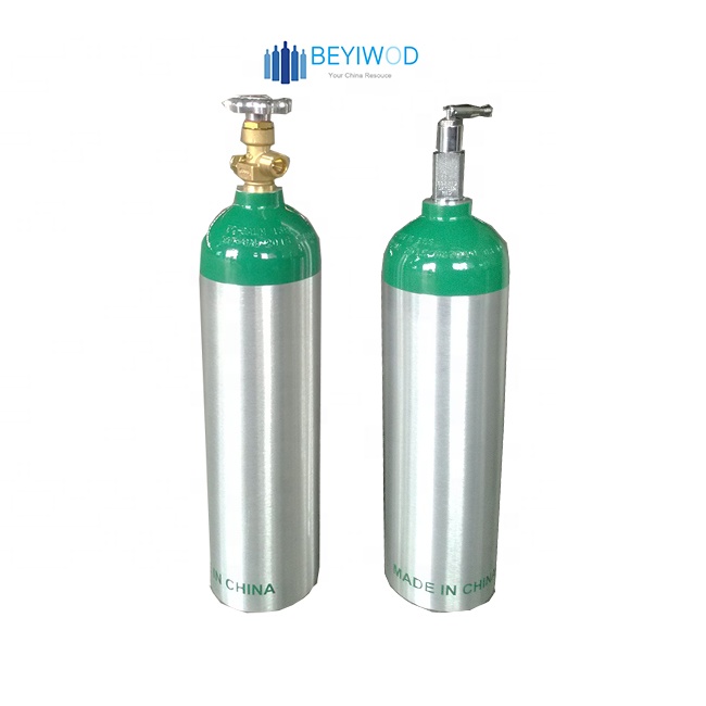 DOT3AL Standard 2.75L Aluminum Medical Oxygen Cylinder