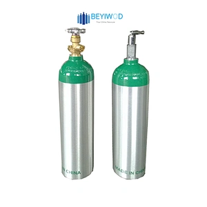 Most Popular aluminium co2 cylinder beverage 1L medical oxygen gas cylinder