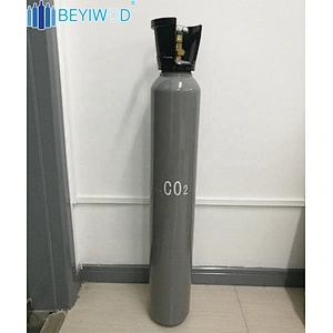 CE TUV approved 10L 150bar/200bar steel gas cylinder for co2/oxygen gas