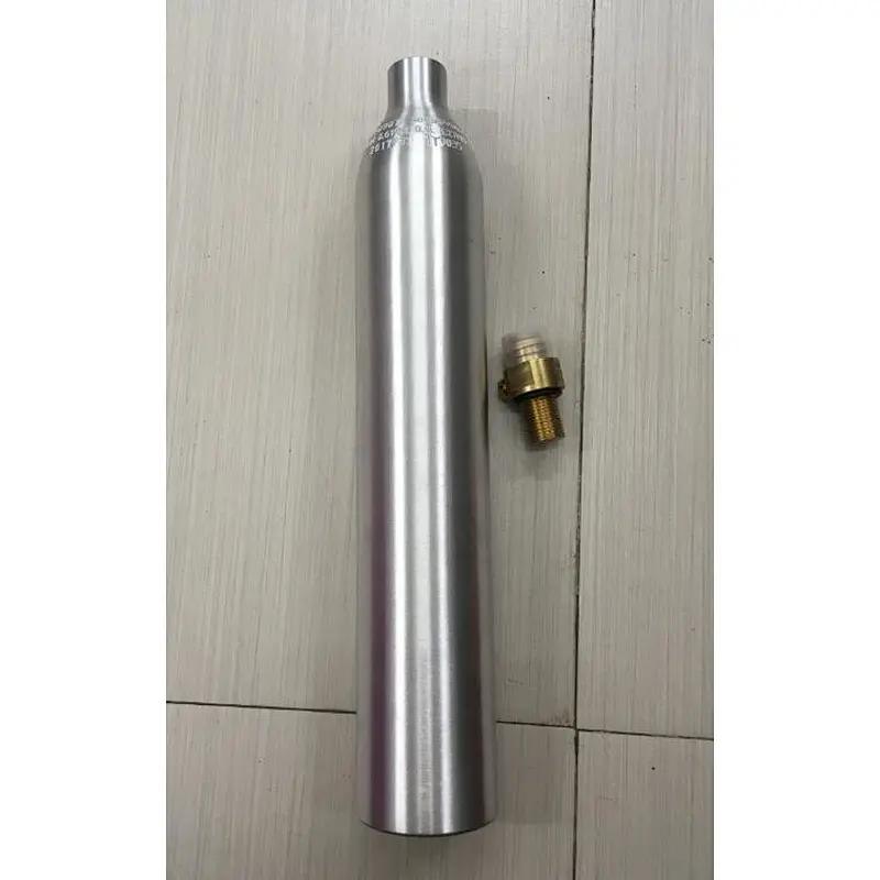 EN ISO7866/DOT3AL standard 420g 425g co2 gas soda cylinder 0.6L aluminum cylinder co2 gas cylinder for soda maker