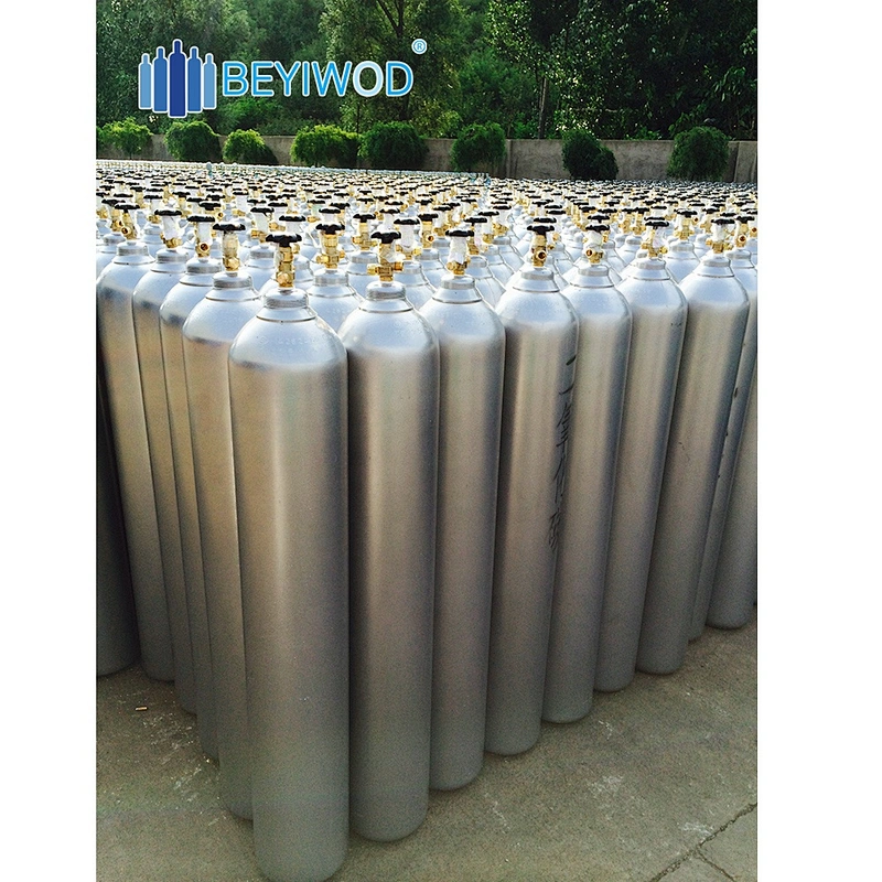 CE TPED 6.7L 8L 10L 15L 20L 150bar 200bar high pressure steel cylinder co2 gas cylinder