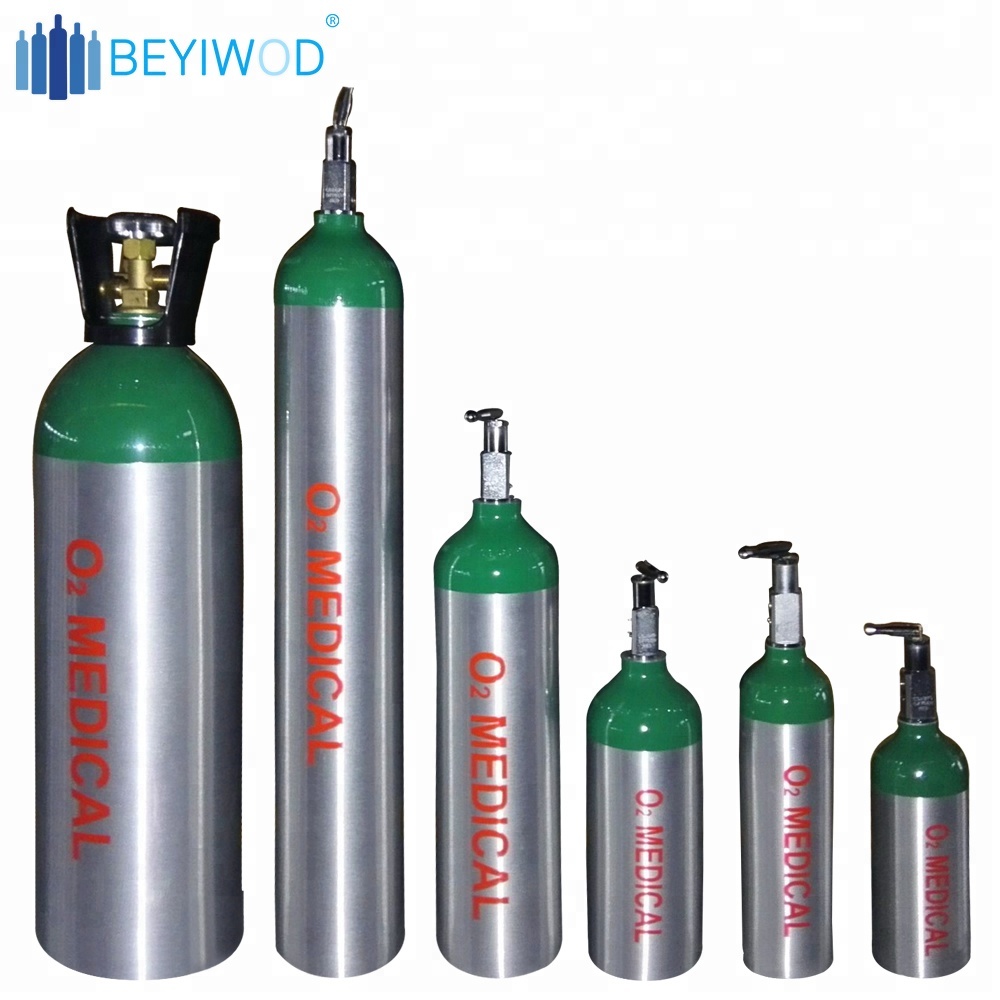 DOT3AL Aluminum Cylinder oxygen tank Co2 gas Cylinder with CGA Valve