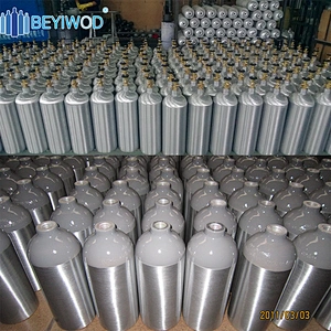 1L 2L 5L 8L 10L 15L small portable aluminum medical oxygen cylinder with pin index valve and regulator
