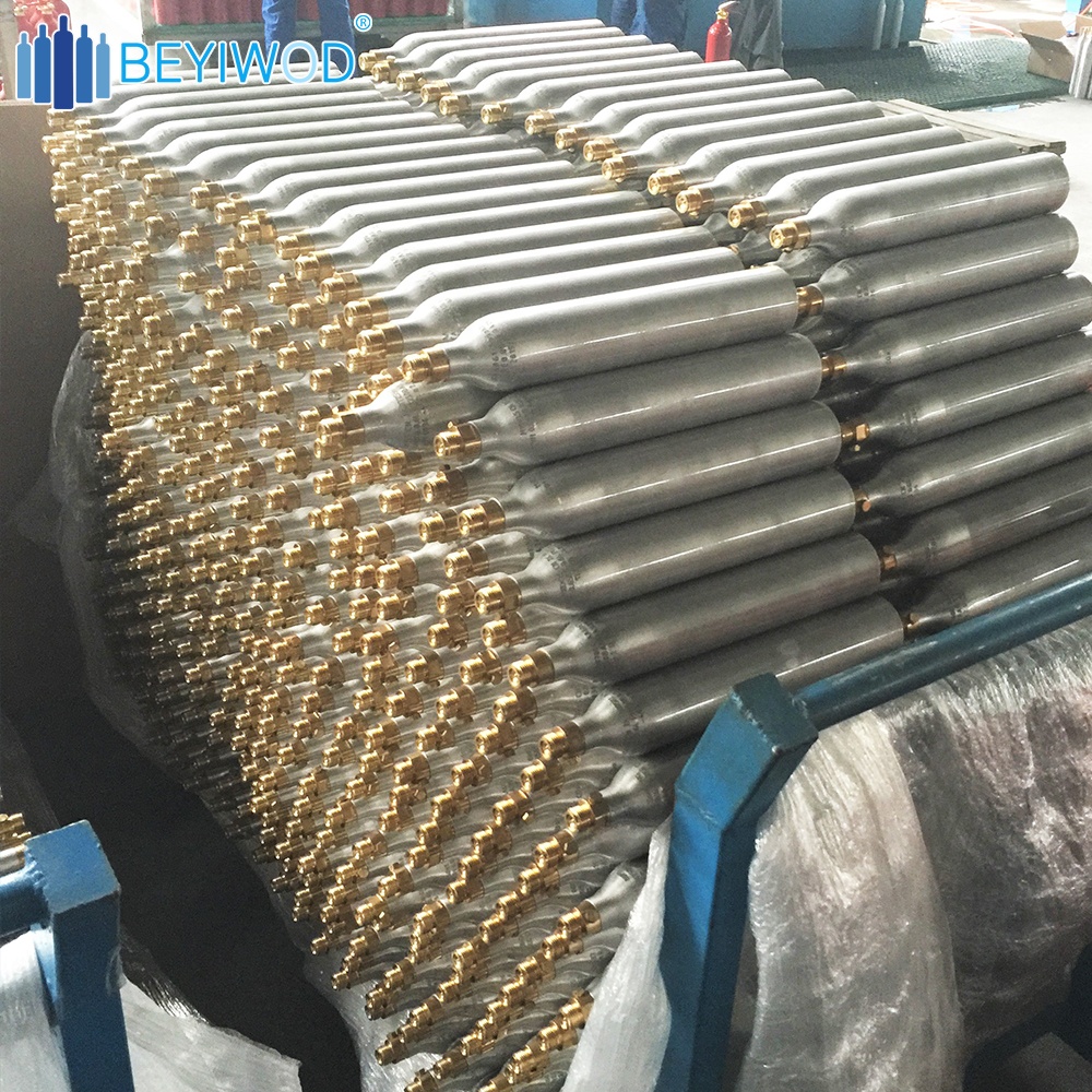 EN ISO 7866 Standard 0.6L Aluminum cylinder soda cylinder - 60 Liter Carbonator cylinder 14.5oz for soda maker machine